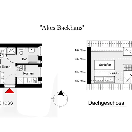 Altes Backhaus Fuer 2 Personen בית נופש Ohne